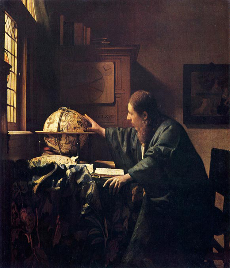 Výsledok vyhľadávania obrázkov pre dopyt vermeer the astronomer 1668